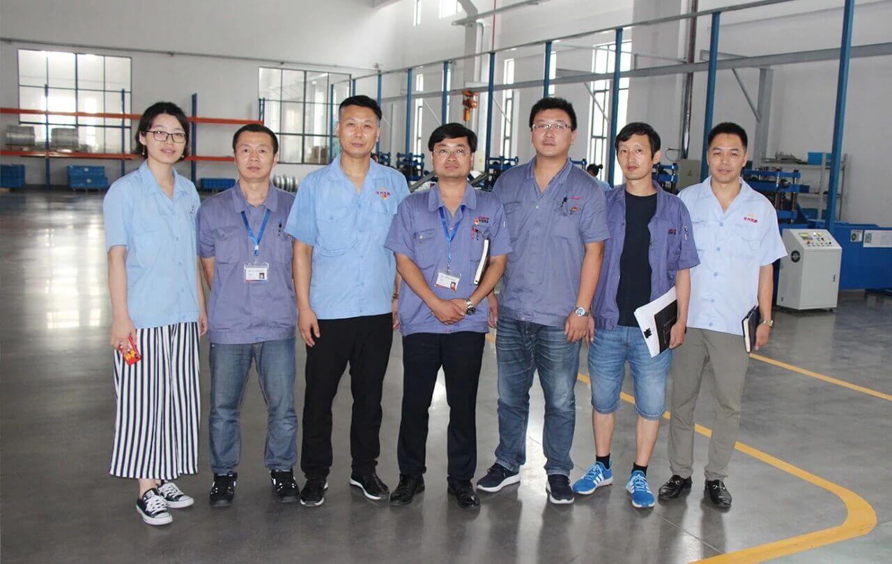 国机重工常林有限公司领导莅临常州凯鹏液流器材有限公司