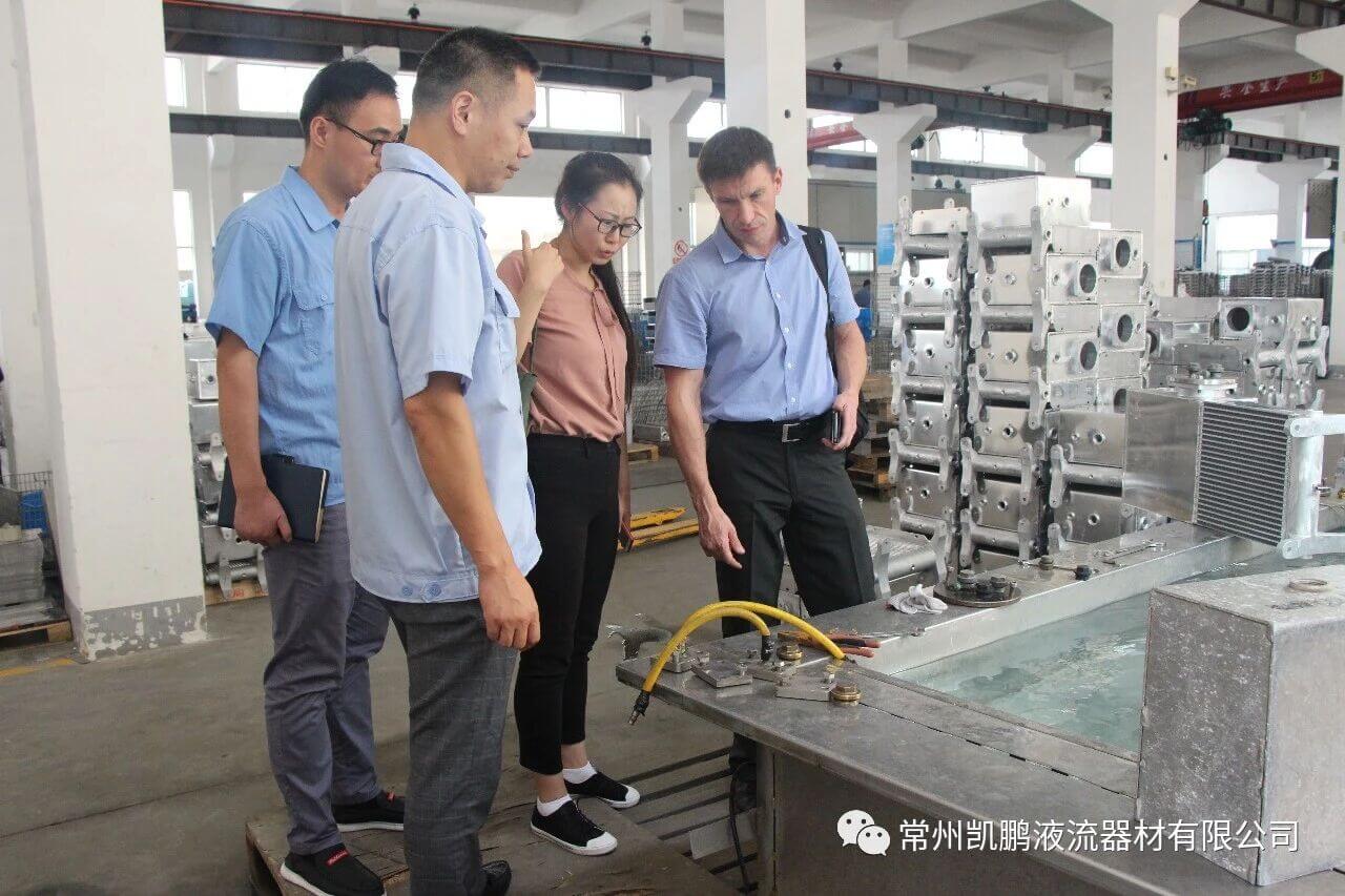 企业风采｜常州凯鹏：迎外商考察，国际市场徐徐开启